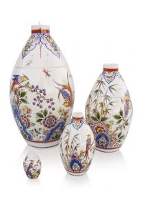 Handbemalte Urne 'Hortensie'
