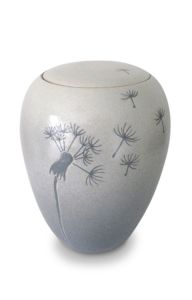 Handgefertigte Keramik Urne 'Schmetterling'