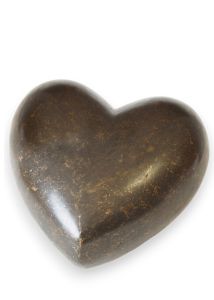 Bronzeurne „Herz“ für ausssen