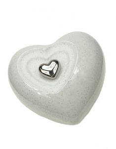 Keramik-Urne Herz mit Magnet herz