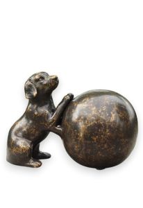 Kleinbronzeurne „Hund“