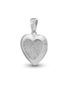 925er-Silber Schmuckstück 'Fingerabdruck Herz'