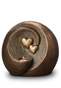 Keramik Urne 'Verborgene Liebe'