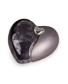 Keramik Kleinurne 'Herz' mit magnetischem abnehmbarem Herz