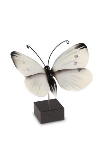 Schmetterling Mini-Urne 'Kohlweiβling'