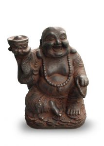 Bronzeurne 'Lachender Buddha'