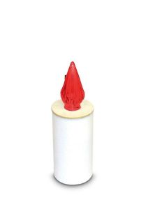 Jahreslampe (9 Monate) aus Kunststoff in weiß-rot