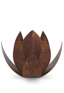 Kleinurne aus Bronze 'Lotus' 