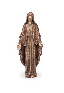 Gedenkstatue Maria mit offenen Armen – 3D, freistehend, Gewindestifte unten