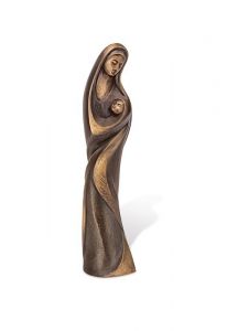 Gedenkstatue Maria mit Kind – 3D, freistehend, Gewindestifte unten
