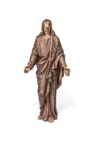 Gedenkstatue Jesus – 3D, freistehend, Gewindestifte unten