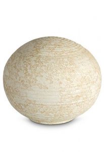 Kleinurne Porzellan 'Sfera' - Sahara-Sand-Relief