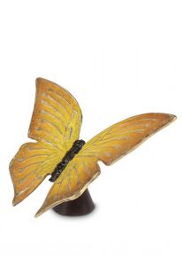 Bronze Kleinurne 'Schmetterling' gelbe