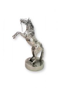 Pferd Urne Silber Zinn