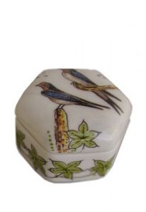 Handbeschilderde Kleinurne 'Schwalben'