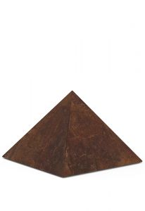 Kleinurne aus Bronze 'Pyramide' 