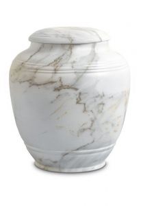 Porzellanurne 'Classica' | Arabischer Carrara-Marmor
