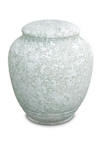 Porzellanurne 'Classica' - Marine-Wasser-Relief