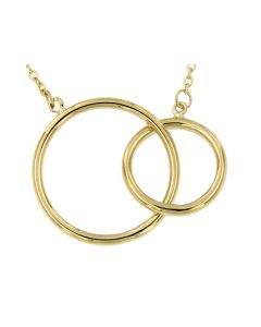 Symbol Halskette mit Anhänger 'Verbundenheit' aus 14 Karat Gelbgold