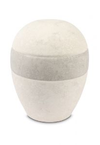 Porzellanurne 'Planet' creme-tortora