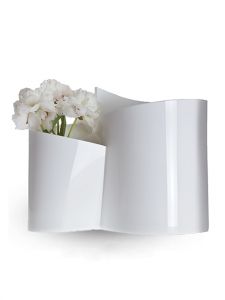 Kunststoff Urne mit Blumenvase 'Soffio'