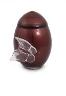 Bohemian Kristall Kleinurne aus Glas