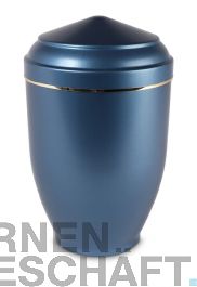 Stahl Urne neu Decor Schiefer Bestatternachlass  Farbe *Blau* 