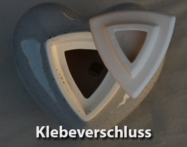 Keramikurnen mit Klebeverschluss