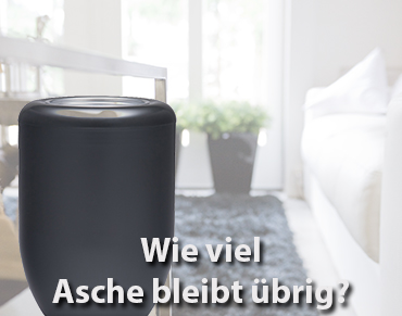 Wie viel Asche bleibt übrig?