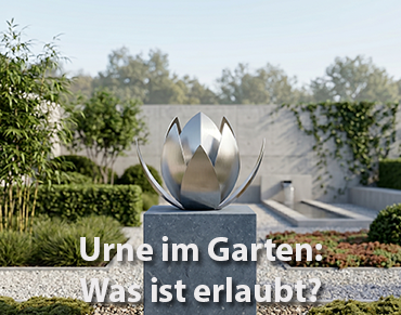 Urne im Garten: Was ist erlaubt?