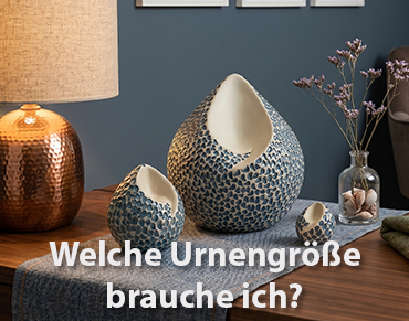 Welche Urnengröße brauche ich?